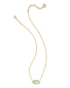 Kendra Scott  - Elisa Necklace Light Blue Illusion- Gold