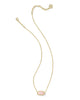 Kendra Scott  - Elisa Necklace Rose Quartz- Gold