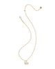 Kendra Scott  - Ice Skate Pendant Necklace - Gold and White Mother Of Pearl