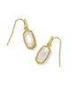 Kendra Scott  - Lee Drop Earring Ivory Mother of Pearl- Gold