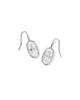 Kendra Scott  - Lee Luxe Drop Earrings White CZ - Rhodium