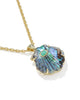 Kendra Scott  - Lucia Shell Necklace Abalone Shell  - Gold