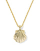 Kendra Scott  - Lucia Shell Necklace Abalone Shell  - Gold