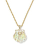 Kendra Scott  - Lucia Shell Necklace Iridescent Abalone Shell  - Gold