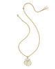 Kendra Scott  - Lucia Shell Necklace Iridescent Abalone Shell  - Gold
