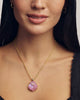 Kendra Scott  - Lucia Shell Necklace Light Mauve Illusion  - Gold