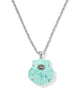 Kendra Scott  - Lucia Shell Necklace Sea Green Chrysocolla - Rhodium