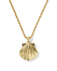 Kendra Scott  - Lucia Shell Necklace Neutral Scallop - Vintage Gold