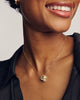 Kendra Scott- Mushroom Short Pendant Light Brown VM and Mother of Pearl- Gold