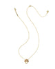 Kendra Scott- Mushroom Short Pendant Light Brown VM and Mother of Pearl- Gold