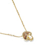 Kendra Scott- Mushroom Short Pendant Light Brown VM and Mother of Pearl- Gold