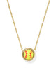 Kendra Scott  - Softball Pendant Necklace - Gold