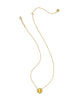 Kendra Scott  - Softball Pendant Necklace - Gold