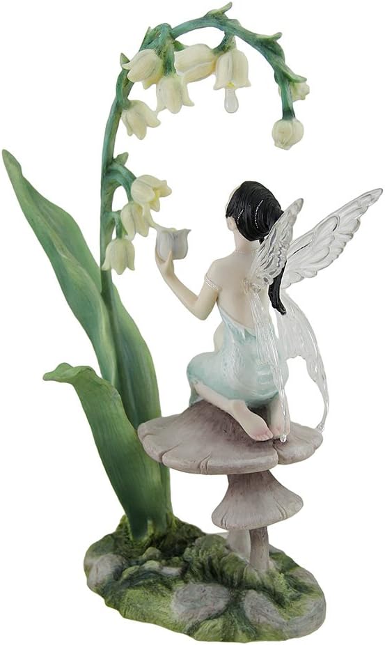 Lily of the Valley by Rachel Anderson Hand-Painted Resin 10.5" Statue