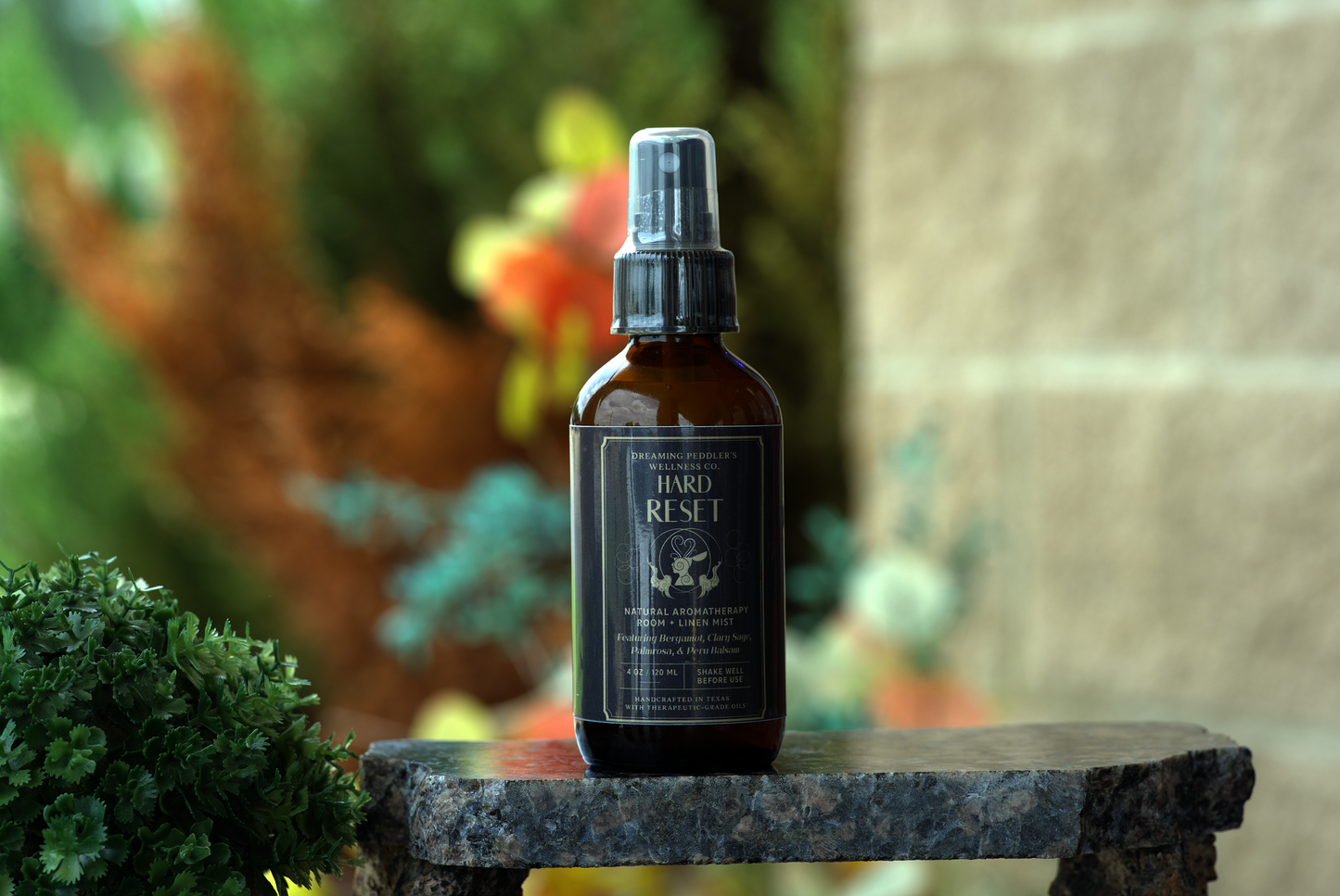 Essential Oil Room & Linen Mists | Hard Reset | 4oz. | Dreaming Peddler's Wellness Co.