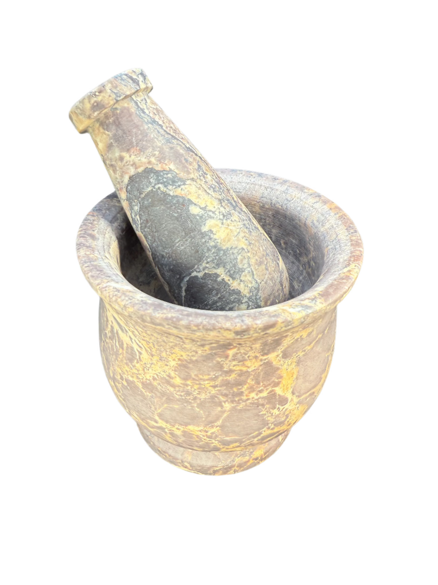 Mortar & Pestle | Soapstone | Narrow Mouth | 3.5"