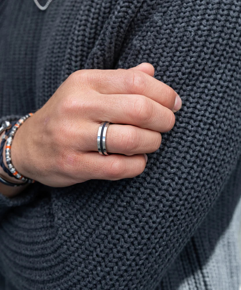 Pig & Hen Navarch 6MM Silver Ring
