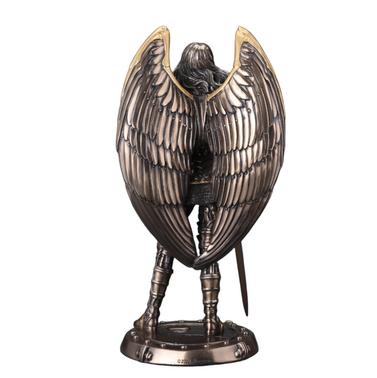 Steampunk Iron Maiden Mechanical Angel Statue