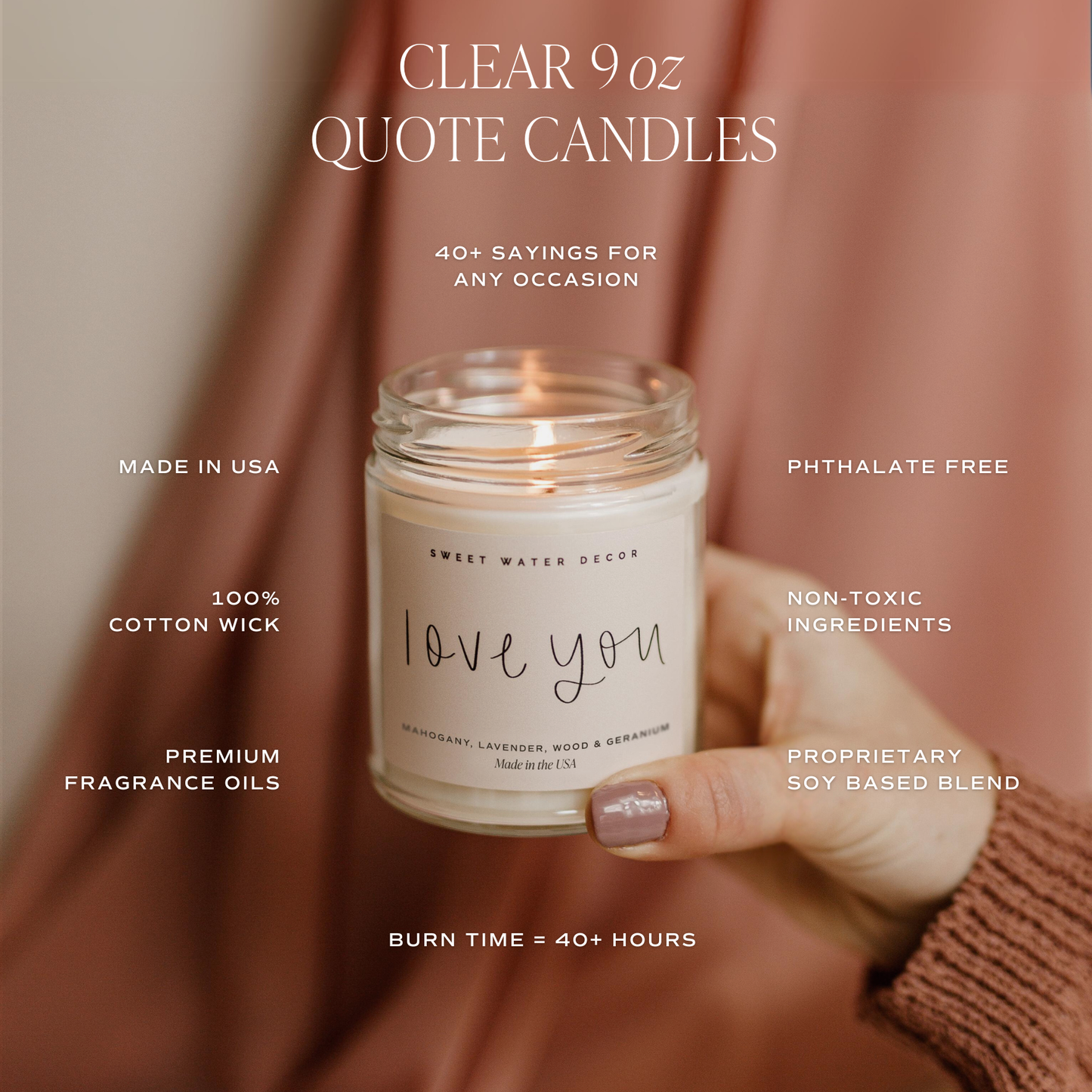 Best Teacher Ever 9 oz Soy Candle - Teacher Gifts