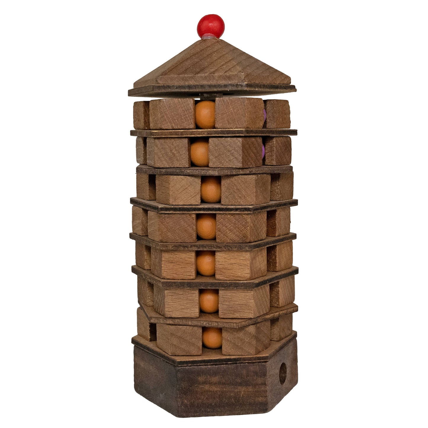 True Genius Chinese Pagoda Ball Sorting Puzzle