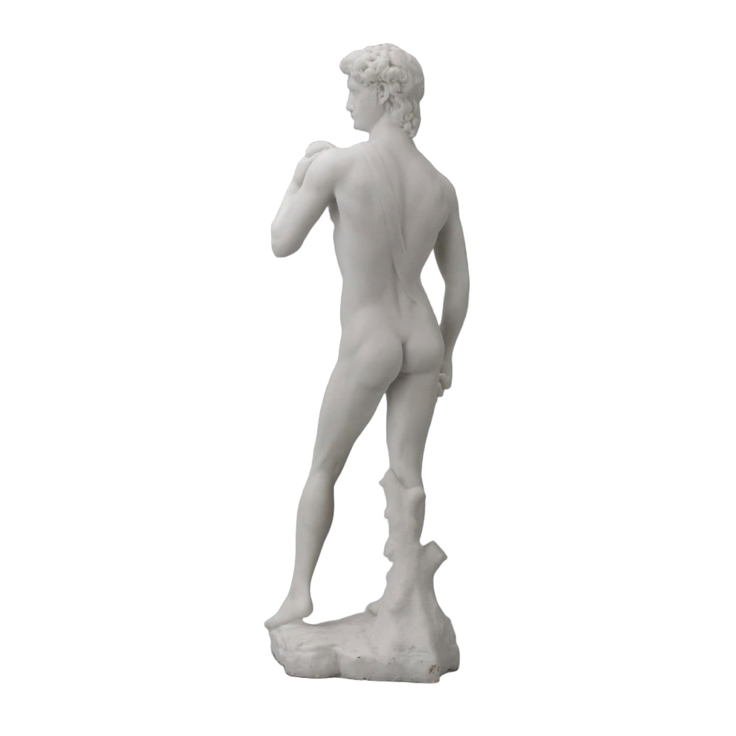 The David by Michelangelo Resin with Marble Finish 13" Statue