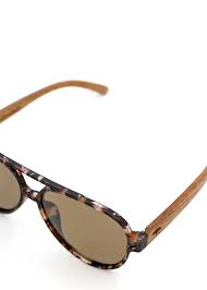 KoaWood Ranch Hawaii Unisex Sunglasses | Aviator Brown Tortoise