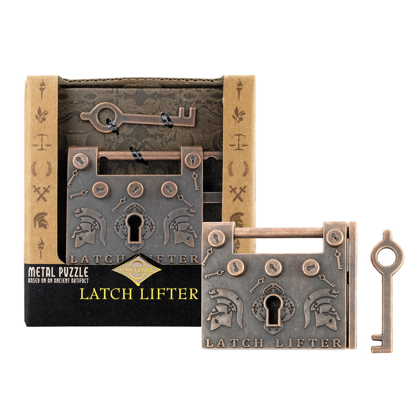 Trick Lock & Key Puzzle