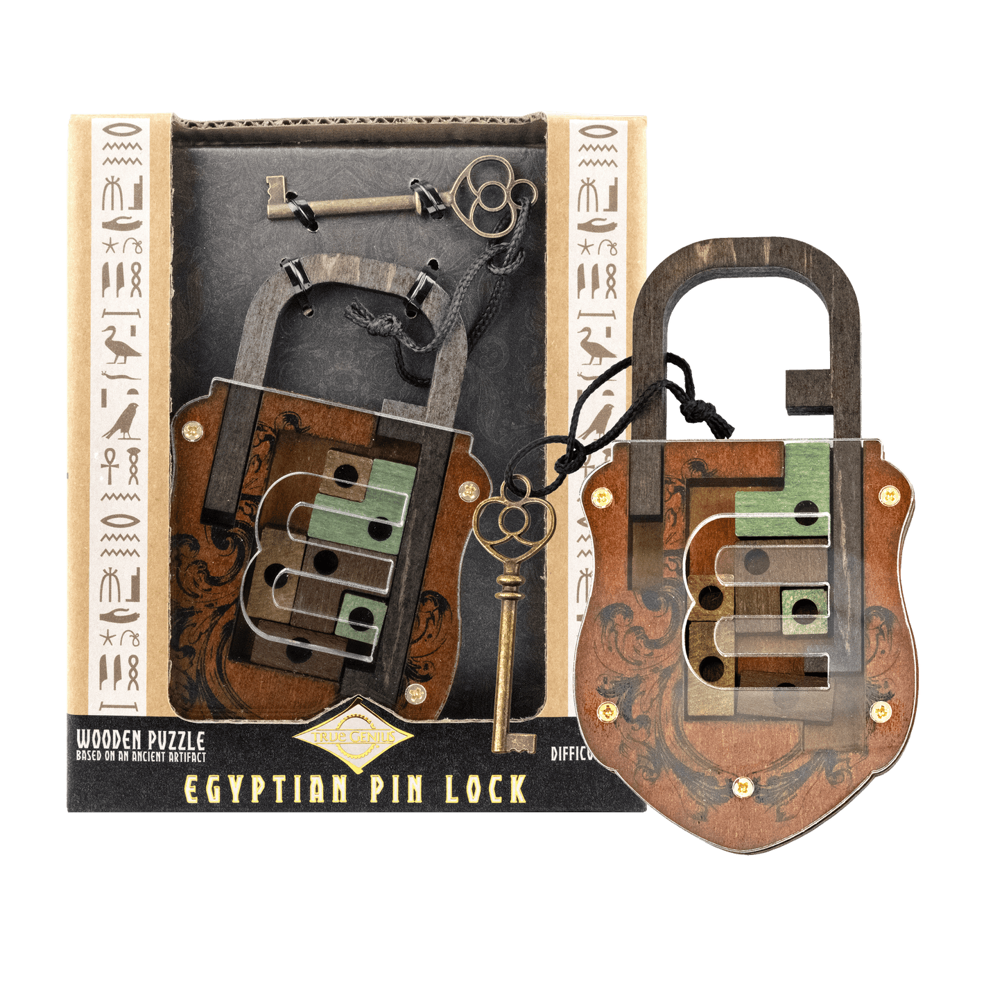 Trick Lock & Key Puzzle