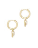 Kendra Scott  - Ari Heart Earrings Iridescent Drusy- Gold