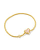 Kendra Scott - Ari Heart Stretch Bracelet Rose Quartz- Gold