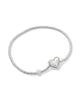 Kendra Scott  - Ari Heart Stretch Bracelet Ivory Mother of Pearl - Rhodium