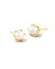 Kendra Scott  - Ashton Stud Earrings White Pearl- Gold
