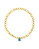 Kendra Scott  - Cailin Stretch Bracelet Blue Violet Crystal (December)- Gold