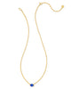 Kendra Scott  - Cailin Pendant Necklace Blue Crystal (September) - Gold