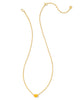 Kendra Scott  - Cailin Pendant Necklace Golden Yellow Crystal (November)- Gold