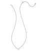 Kendra Scott  - Cailin Pendant Necklace White CZ (April) - Rhodium