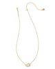 Kendra Scott  - Cheer Pendant Necklace - Gold and White Mother Of Pearl