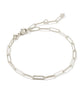 Kendra Scott  - Courtney Paperclip Bracelet - Rhodium
