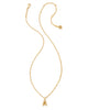 Kendra Scott  - Crystal Letter Pendant Necklace A - Gold