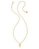 Kendra Scott  - Crystal Letter Pendant Necklace T - Gold