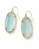 Kendra Scott  - Elle  Drop Earring Dichroic Glass- Gold