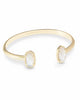 Kendra Scott  - Elton Cuff Bracelet - Gold Ivory Mother Of Pearl