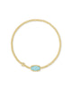 Kendra Scott - Grayson Stretch Bracelet Light Blue Magnesite- Gold