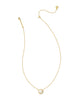 Kendra Scott  - Volleyball Pendant Necklace - Gold and Mother of Pearl