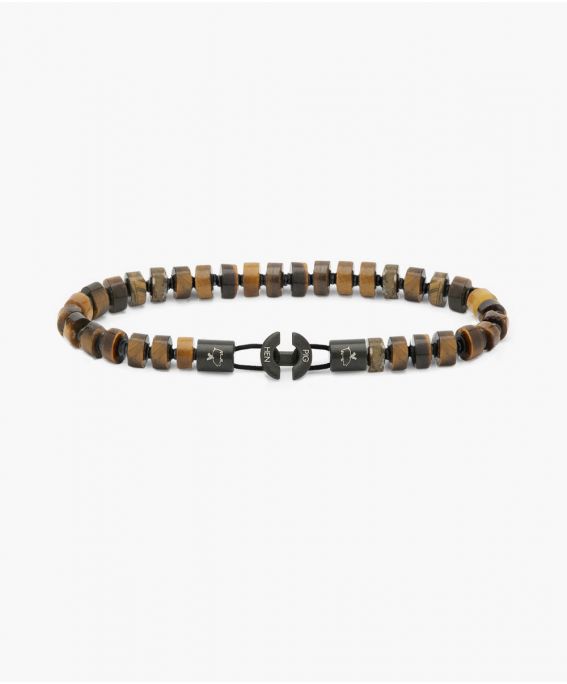 Pulsera de cuentas para hombre - Brontide - 4 mm