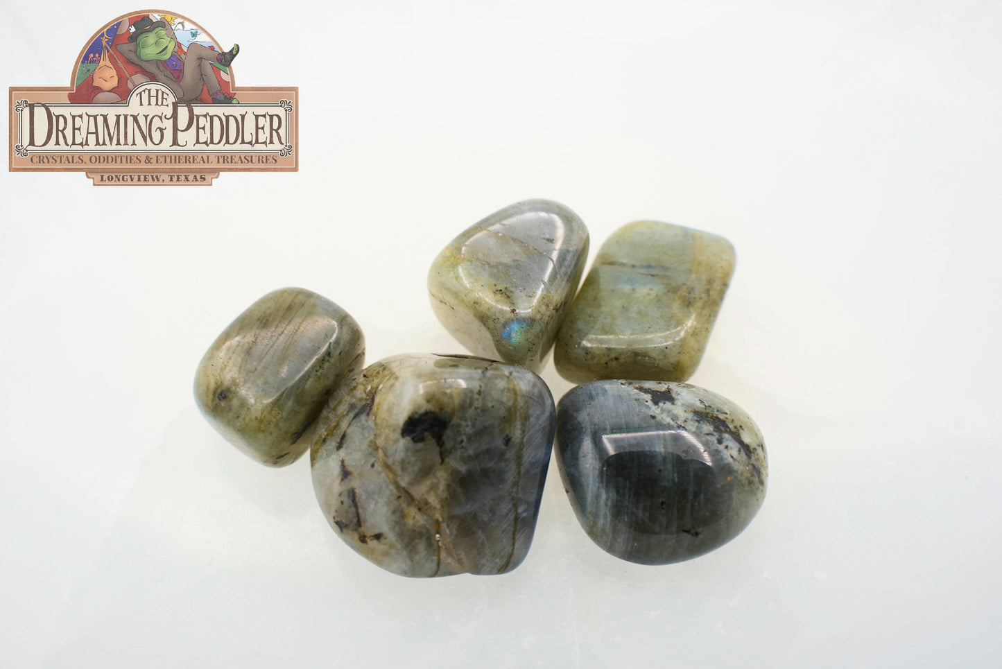 Natural, Hand-Selected Labradorite Tumbled Stone Individual Pieces