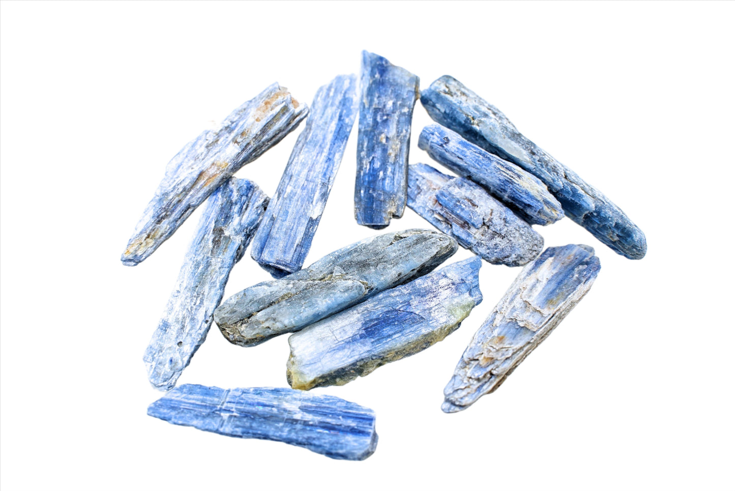 Natural, Hand-Selected Blue Kyanite Rough Stone Individual Pieces