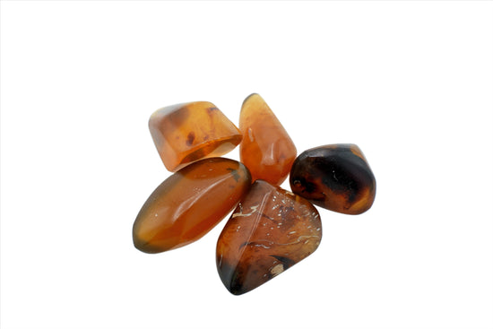Natural, Hand-Selected Amber Tumbled Individual Pieces