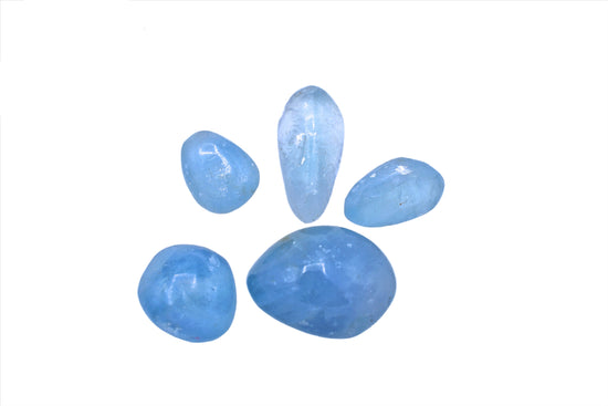 Natural, Hand-Selected Celestite Tumbled Stone Individual Pieces