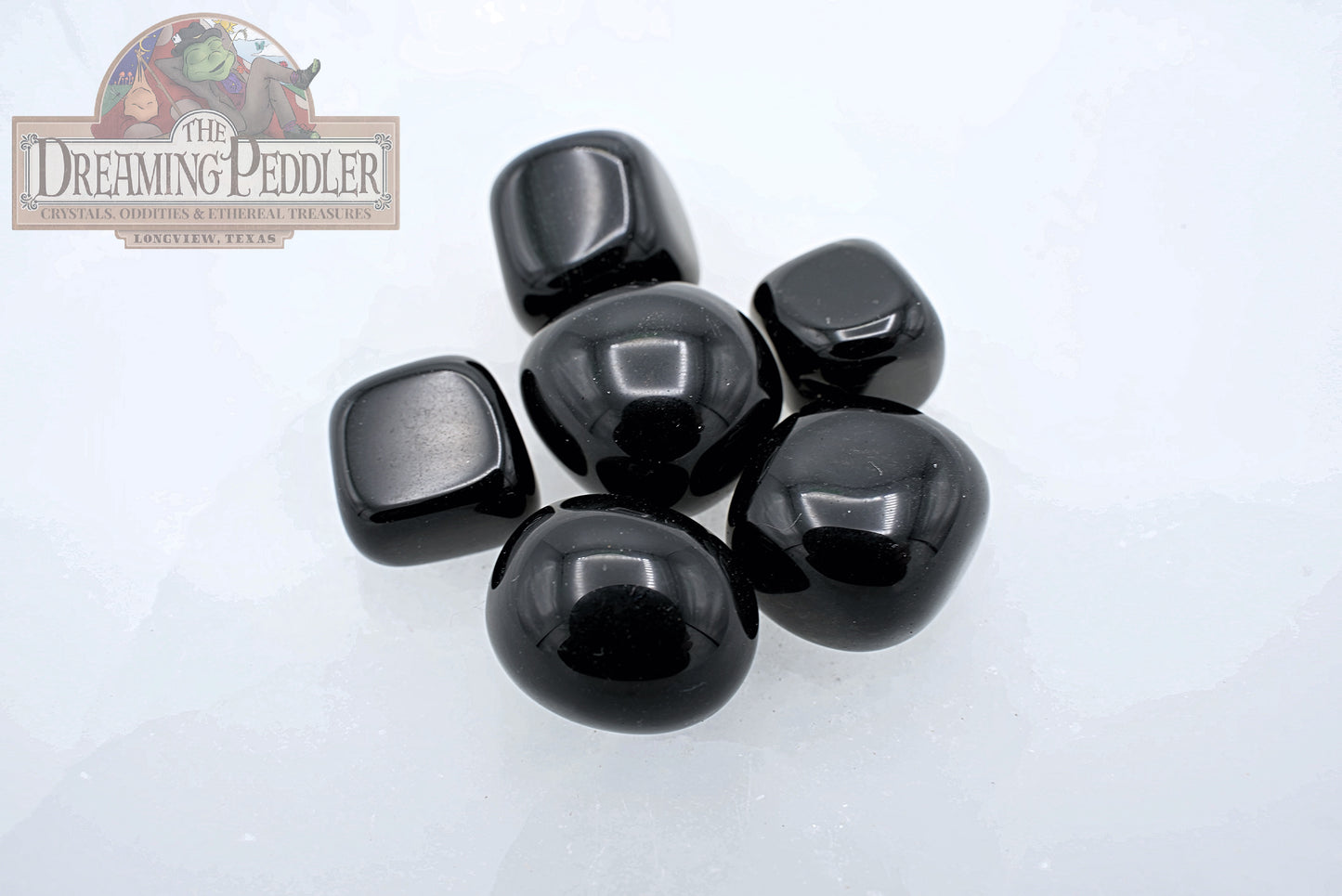 Natural, Hand-Selected Obsidian Tumbled Stone Individual Pieces
